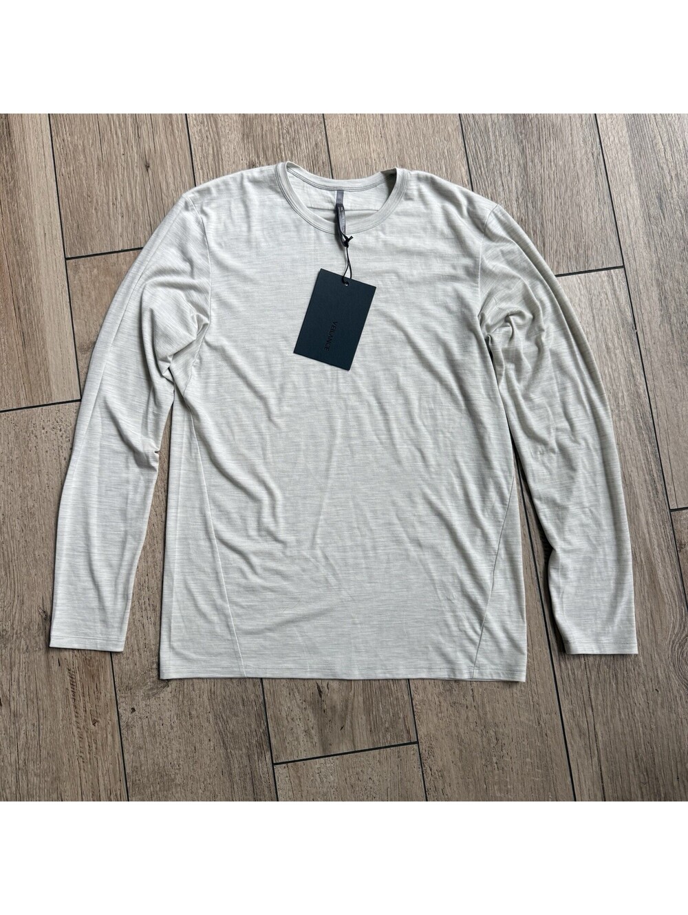 NEW Arcteryx Veilance Frame LS S Dark Cocoon Heather Gray Merino Wool T-Shirt